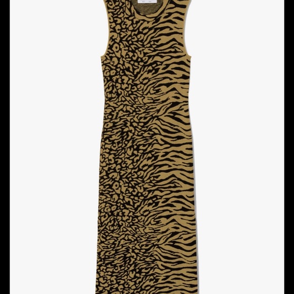 Proenza Schouler White Label Animal Print Dress - Picture 2 of 9